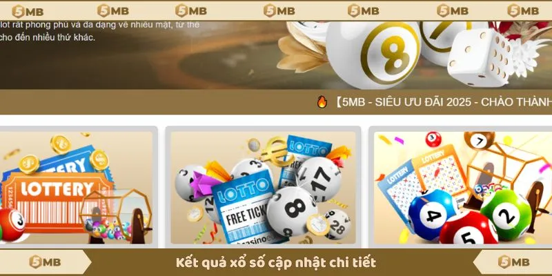 Kết quả xổ số cập nhật chi tiết